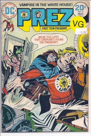 Prez # 2, 4.0 VG 