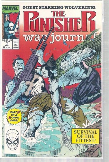 PUNISHER WAR JOURNAL # 7, 8.0 VF
