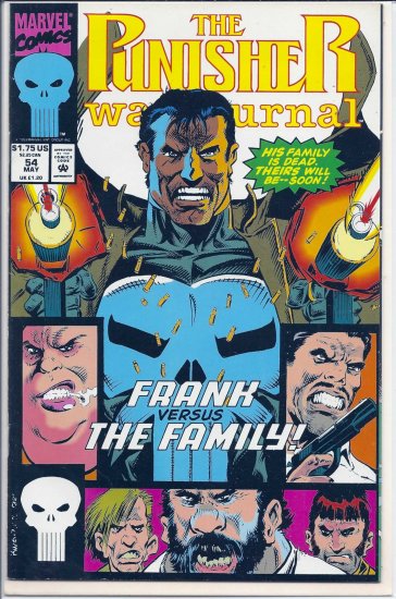PUNISHER WAR JOURNAL # 54, 9.0 VF/NM