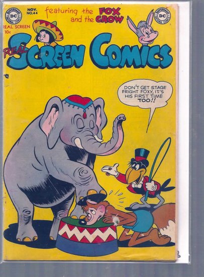 REAL SCREEN COMICS # 44, 1.8 GD -