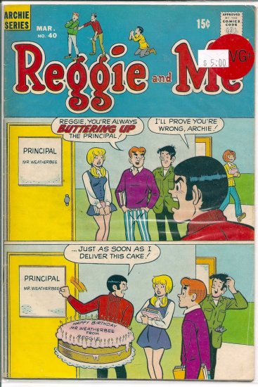 Reggie And Me # 40, 4.5 VG +