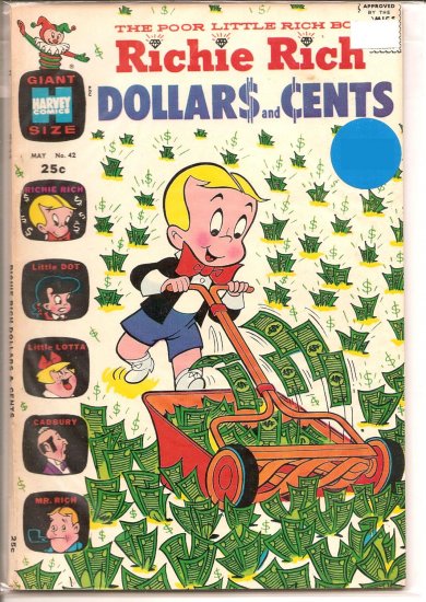 Richie Rich Dollars & Cents # 42, 7.5 VF -