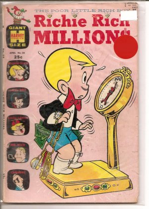 Richie Rich Millions # 28, 4.5 VG + 