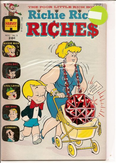 Richie Rich Riches # 3, 6.5 FN +