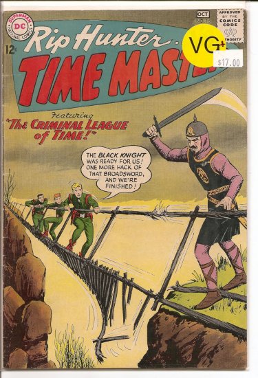 Rip Hunter Time Master # 16, 4.5 VG +