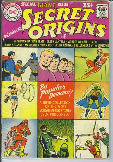 Secret Origins # 1, 2.5 GD +