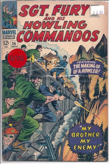 Sgt. Fury # 36, 3.0 GD/VG