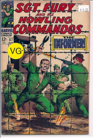 Sgt. Fury # 57, 3.5 VG - 