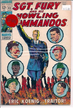 Sgt. Fury # 65, 3.0 GD/VG 