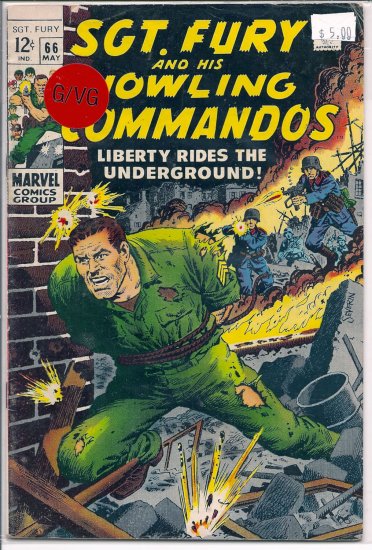 Sgt. Fury # 66, 3.0 GD/VG
