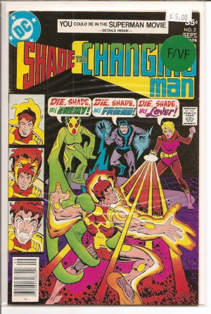 Shade, The Changing Man # 2, 7.0 FN/VF 