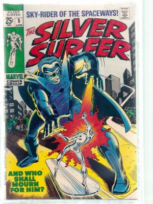 SILVER SURFER # 5, 7.5 VF - 