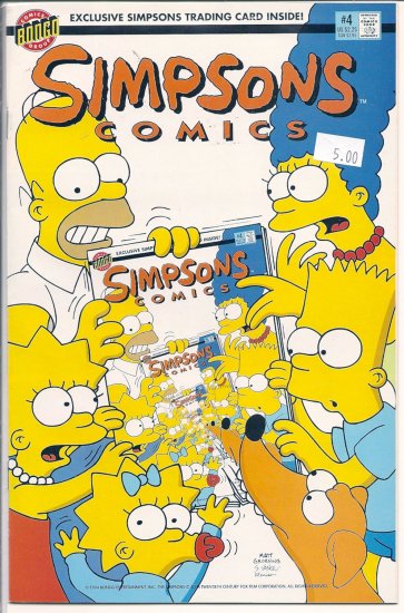 Simpsons Comics # 4, 9.4 NM