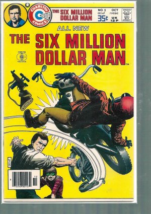 SIX MILLION DOLLAR MAN # 5, 7.0 FN/VF 