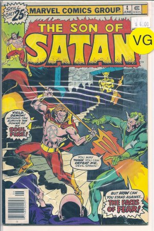 Son of Satan # 4, 4.0 VG 