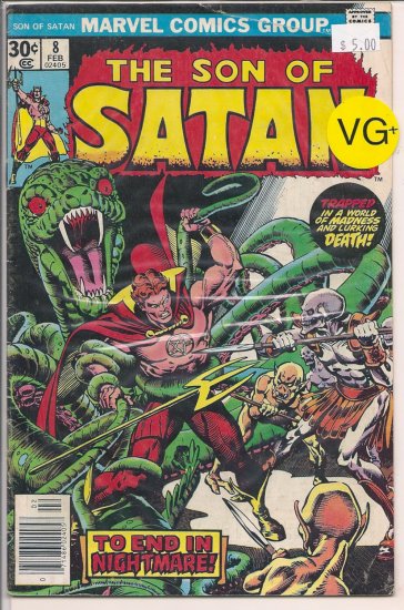 Son of Satan # 8, 4.5 VG +