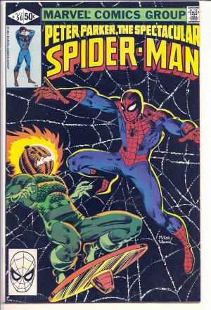 SPECTACULAR SPIDER-MAN # 56, 4.5 VG + 