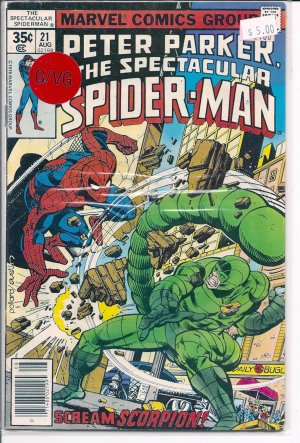 Spectacular Spider-Man, Peter Parker # 21, 3.0 GD/VG 