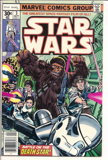 STAR WARS # 3, 4.5 VG +