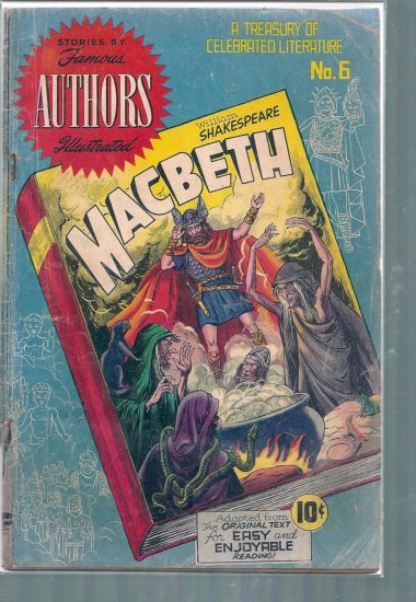 STORIES BY FAMOUS AUTHORS MACBETH # 6, 1.5 FR/GD