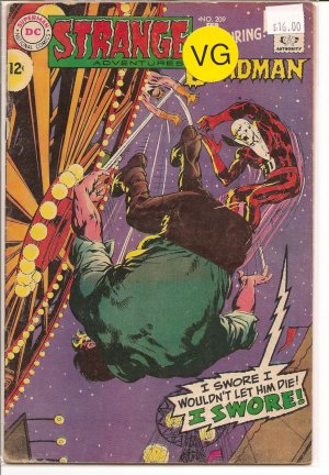 Strange Adventures # 209, 4.0 VG 