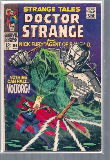 STRANGE TALES # 166, 3.5 VG -