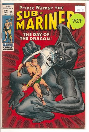 Sub-Mariner # 15, 5.0 VG/FN 