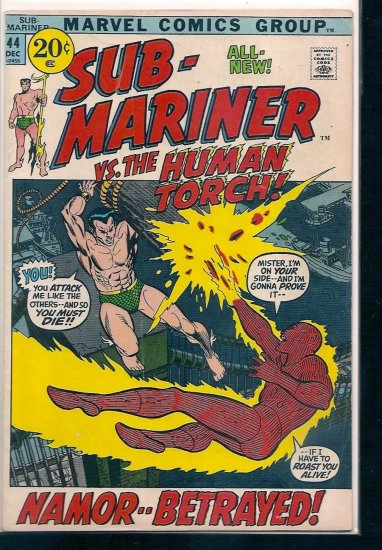 SUB-MARINER # 44, 4.0 VG