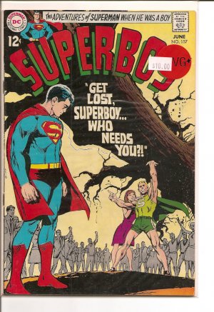 Superboy # 157, 4.5 VG + 