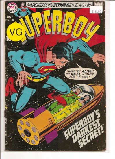 Superboy # 158, 4.0 VG