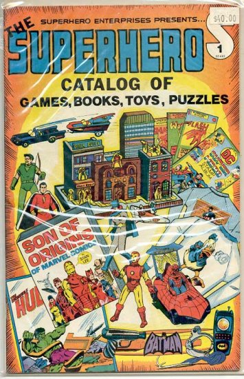 Superhero Catalog Games Books Toys Puzzles # 1, 4.5 VG +