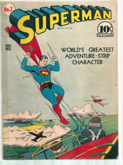 SUPERMAN # 7, 1.5 FR/GD