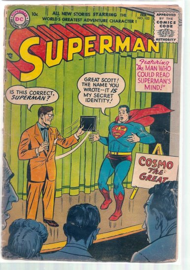 SUPERMAN # 103, 1.0 FR