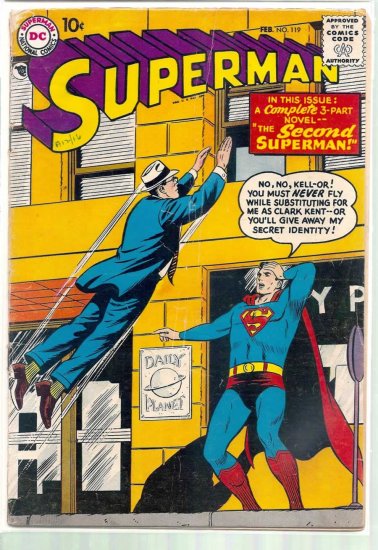 SUPERMAN # 119, 2.5 GD +