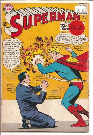 Superman # 172, 3.0 GD/VG 
