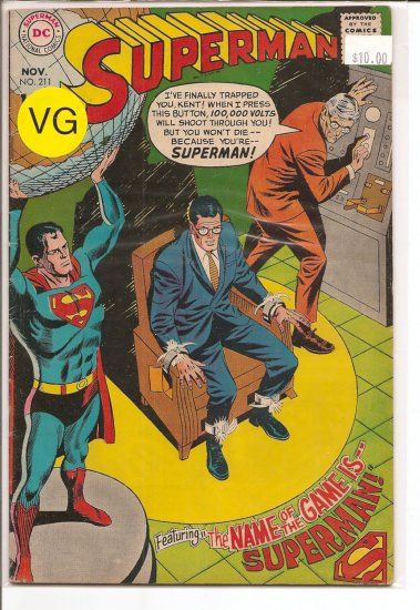 Superman # 211, 4.0 VG