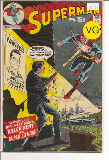 Superman # 230, 4.5 VG +