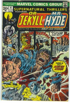 Supernatural Thrillers # 4, 2.5 GD + 