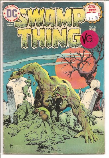 Swamp Thing # 13, 4.0 VG