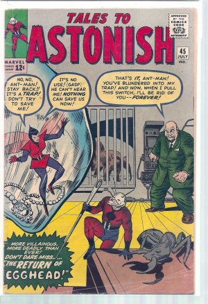 TALES TO ASTONISH # 45, 4.5 VG + 