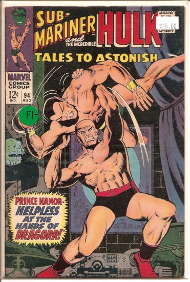 Tales to Astonish # 94, 5.5 FN -