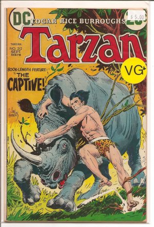 Tarzan # 212, 4.5 VG + 
