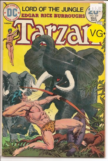 Tarzan # 229, 4.5 VG +