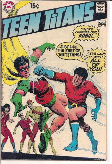 TEEN TITANS # 28, 4.5 VG +