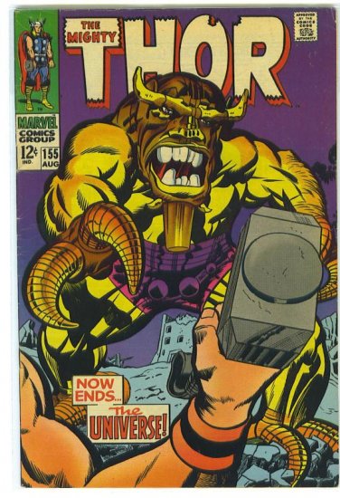 Thor # 155, 5.0 VG/FN