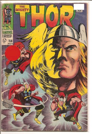 Thor # 158, 3.0 GD/VG 