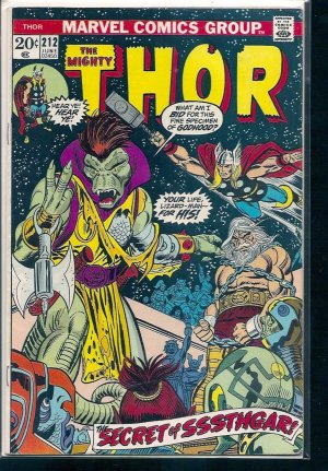 THOR # 212, 4.5 VG + 
