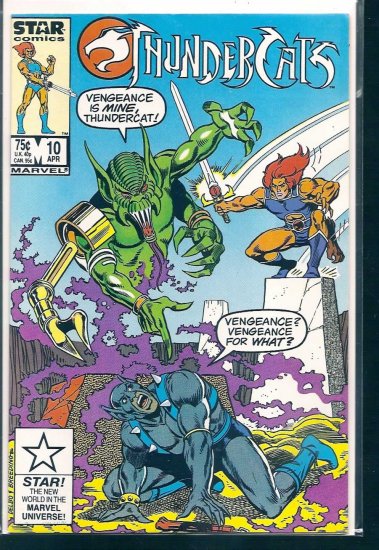 THUNDER CATS # 10, 8.5 VF +