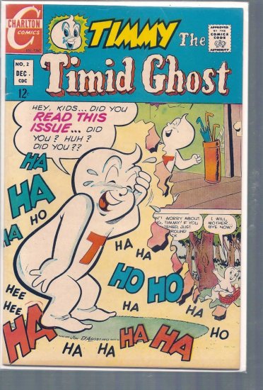 TIMMY THE TIMID GHOST # 2, 5.0 VG/FN