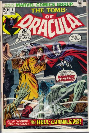 TOMB OF DRACULA # 8, 8.5 VF + 